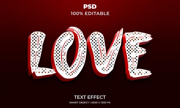 PSD texte modifiable en 3d et maquette de style d'effet de logo avec fond abstrait sombre