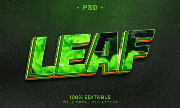Texte modifiable en 3d et maquette de style d'effet de logo avec fond abstrait sombre