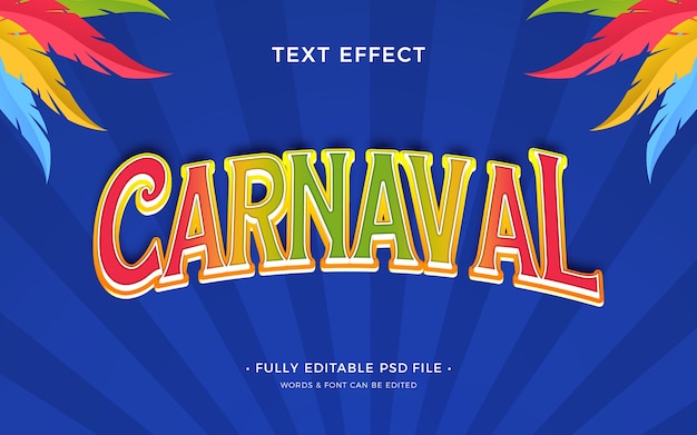 Texte Et Plumes De Carnaval