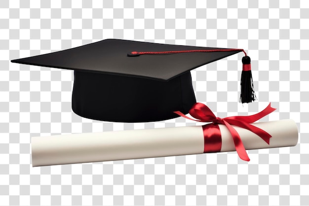 Texte sur ruban de remise des diplômes en PNG