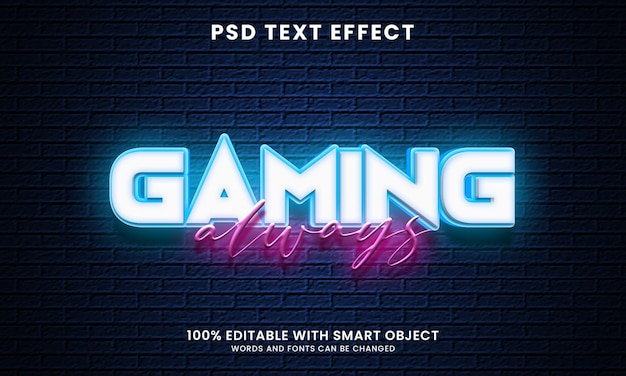 Texteffekt im gaming-stil im 3d-stil