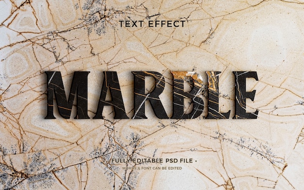 Texteffekt mit verschiedenen Wandtexturen