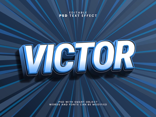 Texteffekt von Victor