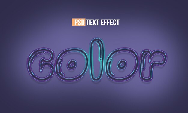 PSD texteffekt