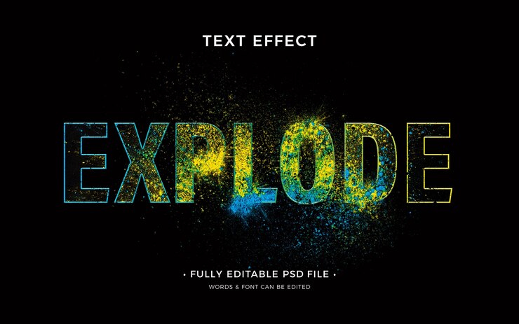 PSD texteffekt