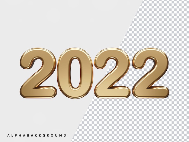 Texto png de alta resolução do ano novo 2022