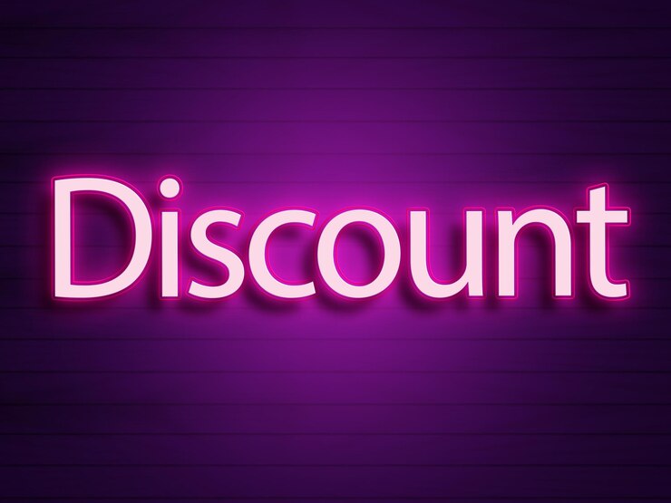 Texto PSD gratuito editável com estilo neon
