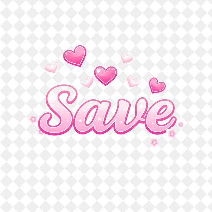 PSD el texto de shoujo guardado con corazones y flores relucientes el texto es elegante y con curvas de color rosa suave y púrpura