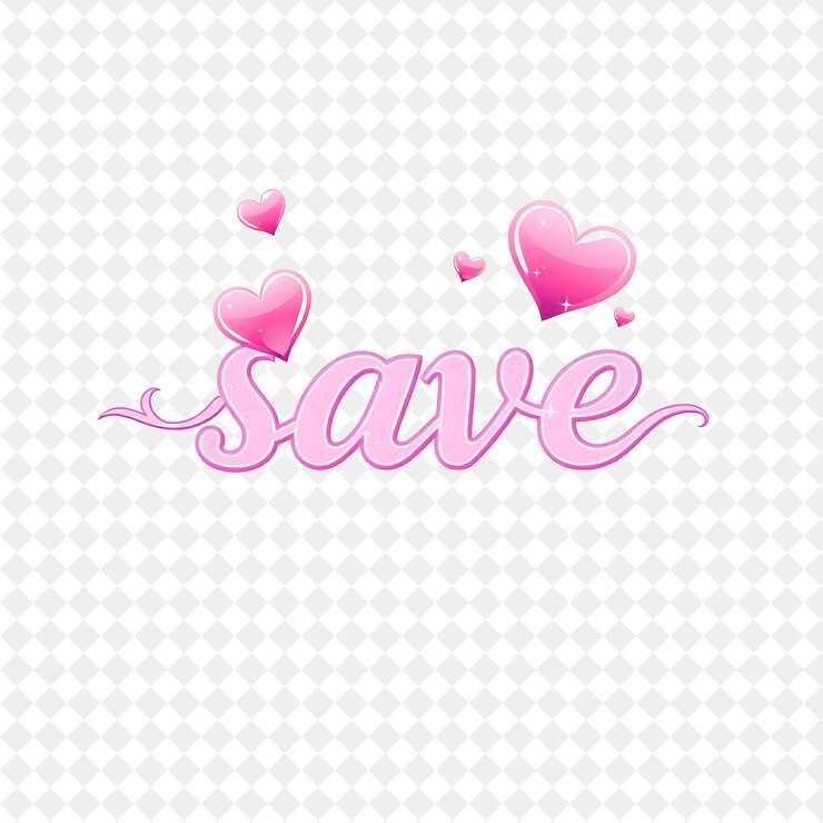 PSD el texto de shoujo guardado con corazones y flores relucientes el texto es elegante y con curvas de color rosa suave y púrpura