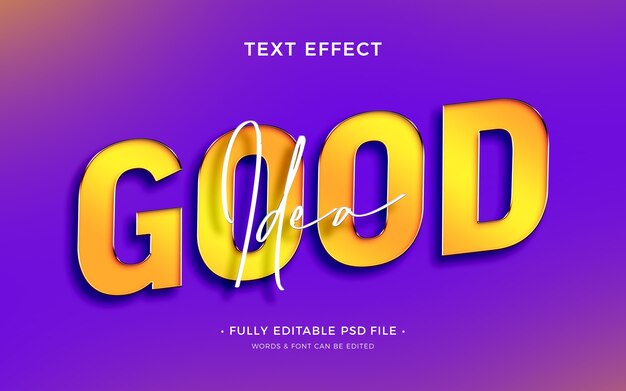 Texto sobre texto efecto de texto