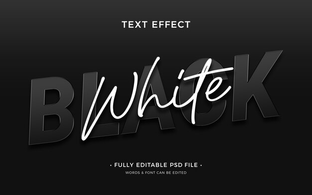 Texto sobre texto efecto de texto