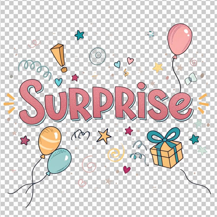PSD texto sorpresa estilo de dibujos animados efecto de texto editable