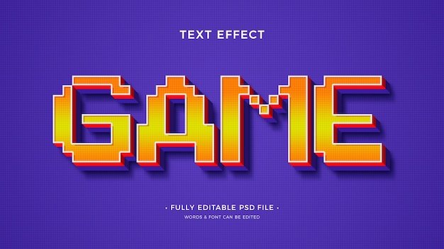 Textový efekt pro hry