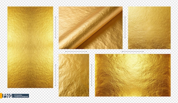 Textur aus goldener Folie