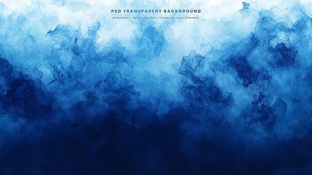 Textura abstrata de aquarela suave azul