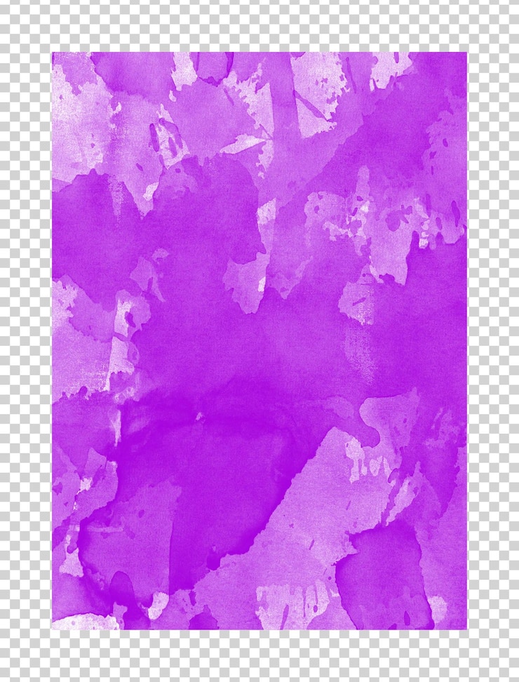 PSD textura de acuarela psd en fondo transparente