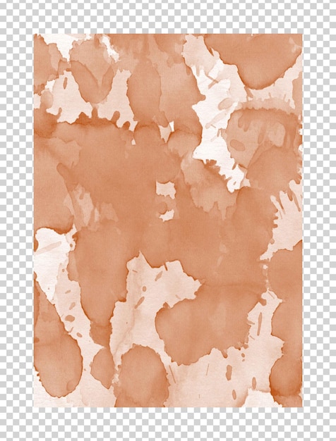 Textura de acuarela PSD en fondo transparente