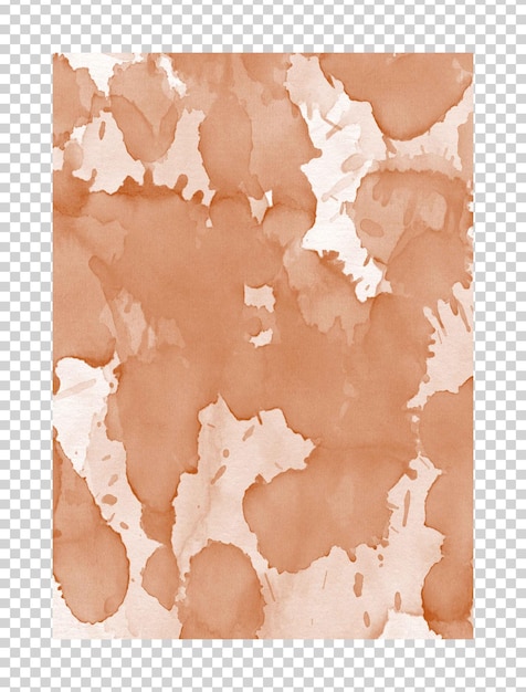 Textura de acuarela psd en fondo transparente