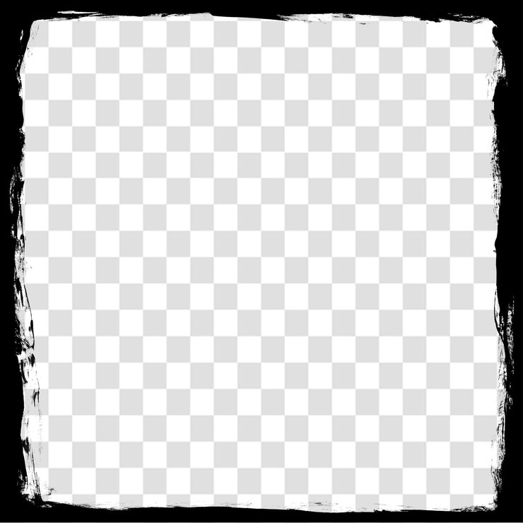 Textura de borde de película grunge sucia para carteles gráficos Use aislado en un fondo transparente