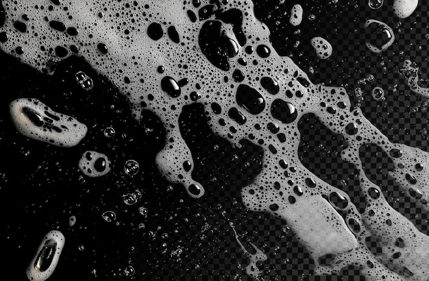 Textura de las burbujas de espuma blanca
