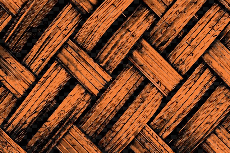 PSD textura de canasta tejida con cruzamiento regular y denso arran decoración de fondo de superposición creativa png