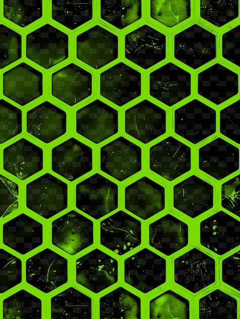 PSD textura de celdas hexagonales de panal con patrón repetitivo y decoración de fondo de superposición creativa png