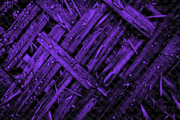 PSD textura de celosía de hoja de hierba con intersección diagonal y d decoración de fondo de superposición creativa png