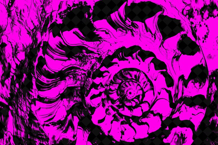 PSD textura de conchas marinas con espiral irregular y patrón denso com nature abstract background collections