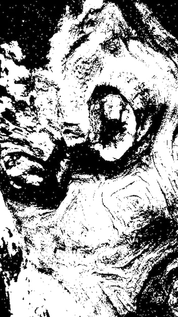 Textura de corteza de árbol negra Corteza sobre un fondo blanco Vector de fondo de árbol viejo textura de grunge de madera