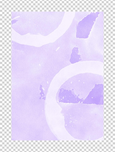 PSD textura de aquarela psd em fundo transparente