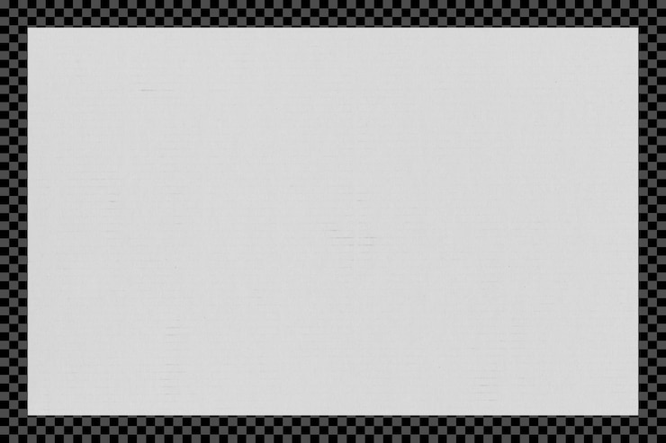PSD textura de papel branco psd em fundo transparente