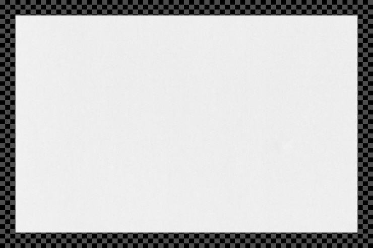 PSD textura de papel branco psd em fundo transparente