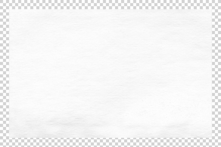 PSD textura de papel branco sobre fundo transparente