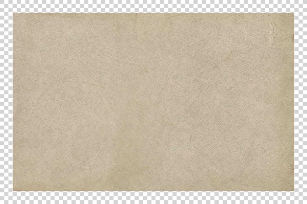Textura de papel castanho PSD em fundo transparente