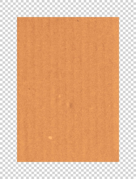 PSD textura de papel velho vintage em fundo transparente