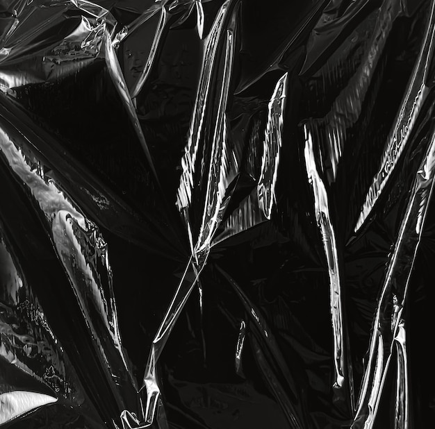 Textura de plástico transparente isolada no fundo