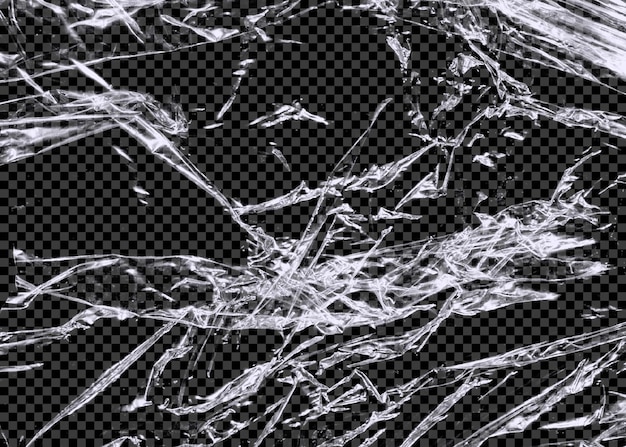 Textura de plástico transparente PSD em fundo