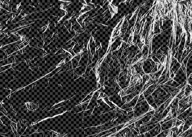 Textura de plástico transparente PSD em fundo