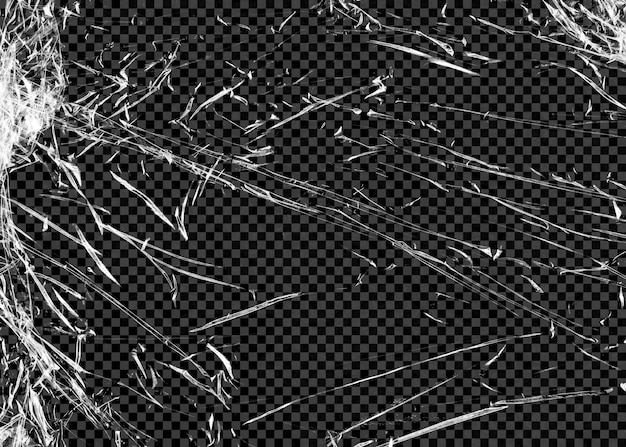 Textura de plástico transparente PSD em fundo