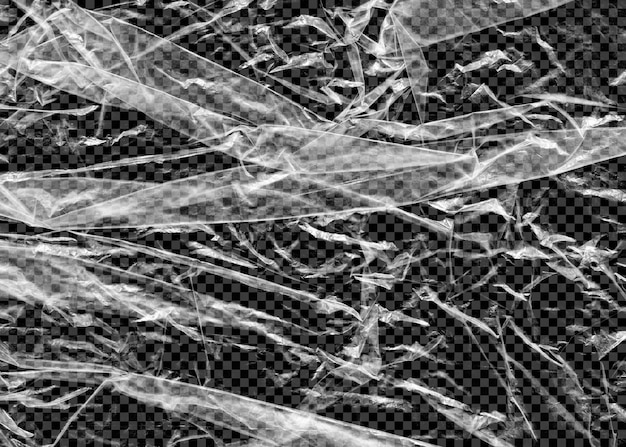Textura de plástico transparente PSD em fundo