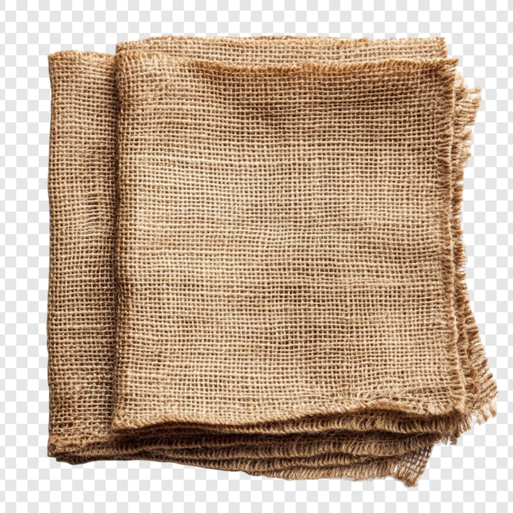 PSD textura de tecido de burlap rústico fundo de saco de tecido marrom