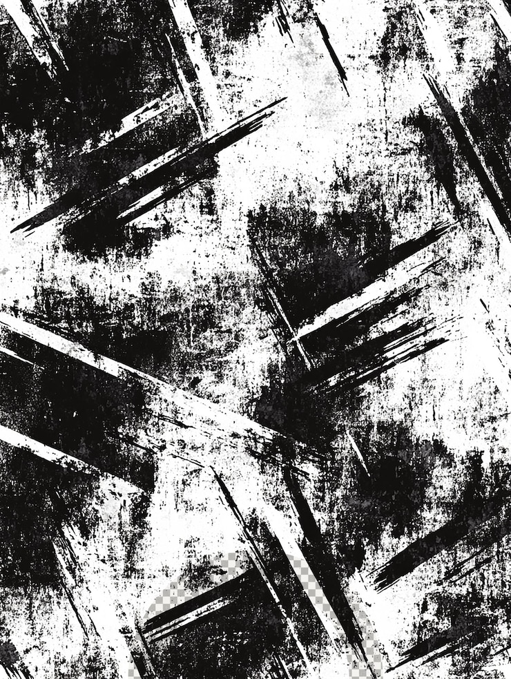 PSD textura dinâmica em preto e branco com pinceladas diagonais adiciona interesse visual