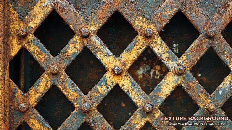 PSD textura del elemento de las estructuras de techo metálicas galvanizadas