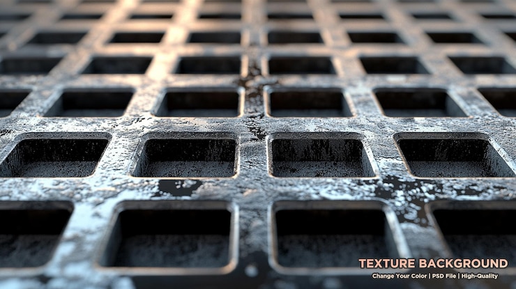 PSD textura del elemento de las estructuras de techo metálicas galvanizadas