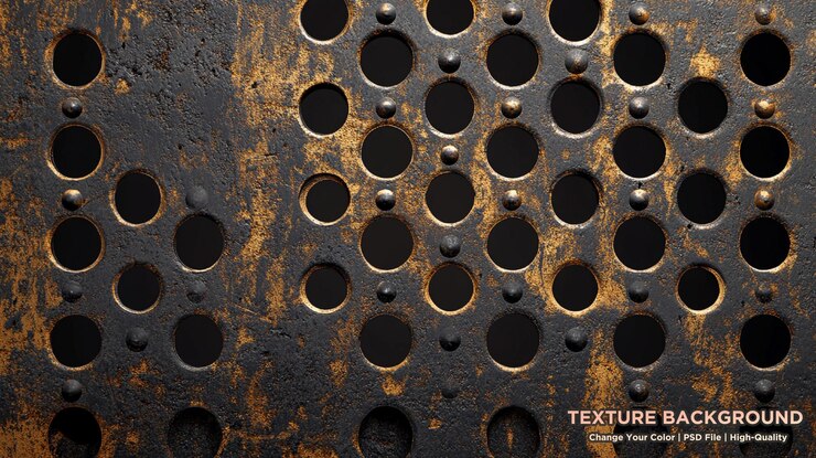 PSD textura del elemento de las estructuras de techo metálicas galvanizadas
