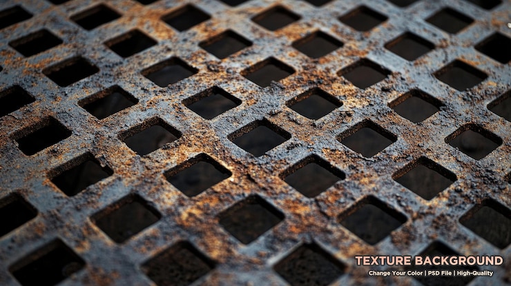 PSD textura del elemento de las estructuras de techo metálicas galvanizadas