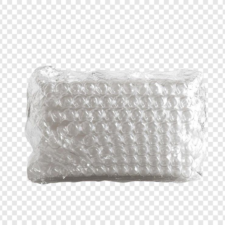 PSD textura de envoltura de burbujas de cerca