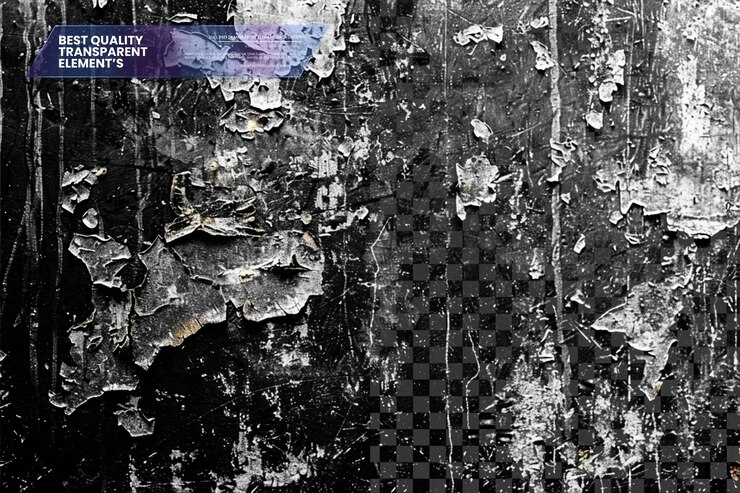 PSD textura de fondo grunge textura de vector de angustia en un fondo transparente