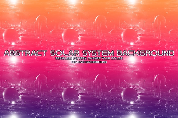 Textura líquida minimalista editável do fundo do brilho do sistema solar