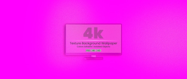 Textura de lujo Fondo magenta Magenta suave con banner de estudio de luz de neón 4k HD